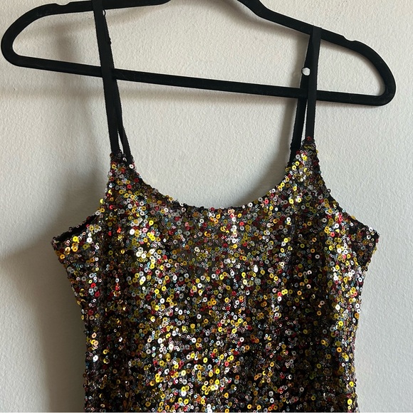 Free People Intimately Free Sequin Mini Slip Dress - Picture 3 of 10